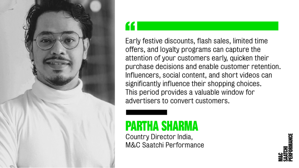 How to Light up Diwali - Partha Sharma on early festive discounts, flash sales, limited time offers to enable customer retention during Diwali